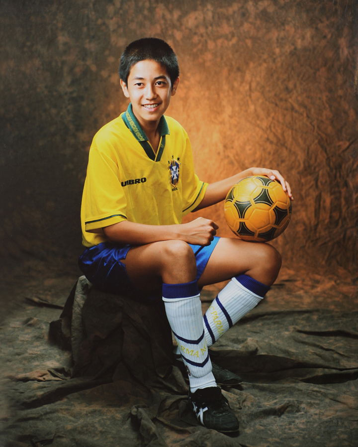 r1995コニカテーマ部門別優秀賞サッカー少年